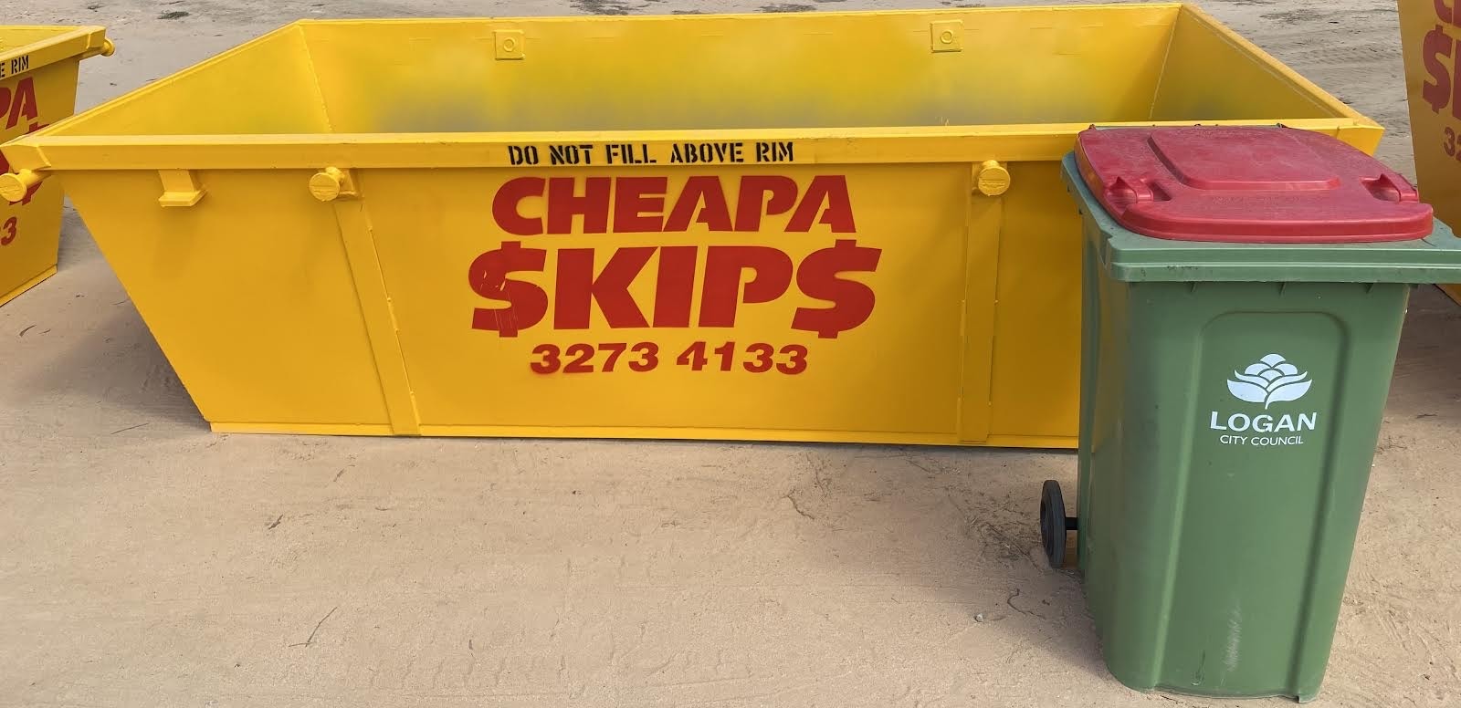 skip bin sizes - 4m skip bin