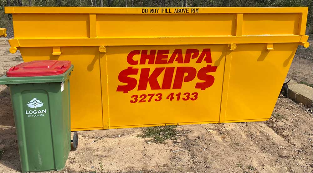 skip bin size 8m3 from Cheapa Skips